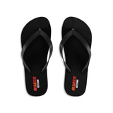 7 Figure MSP Unisex Flip-Flops - #MRR (Black)