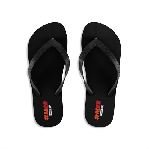 7 Figure MSP Unisex Flip-Flops - #MRR (Black)