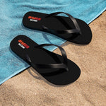 7 Figure MSP Unisex Flip-Flops - #MRR (Black)