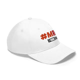 7 Figure MSP Unisex Twill Hat - #MRR (White)