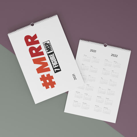 7 Figure MSP Wall Calendar (2021) - #MRR