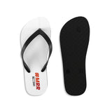 7 Figure MSP Unisex Flip-Flops - #MRR (White)