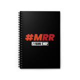 7 Figure MSP Spiral Notebook - Ruled Line - #MRR (Black)