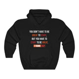 7 Figure MSP Unisex Heavy Blend™ Hooded Sweatshirt - Be Great (Dark)