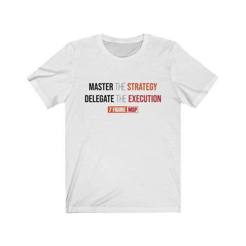 7 Figure MSP Unisex Jersey Short Sleeve Tee - Master The Strategy