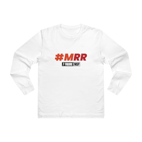 7 Figure MSP Men’s Base Longsleeve Tee - #MRR (White)