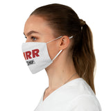 7 Figure MSP Fabric Face Mask - #MRR (White)