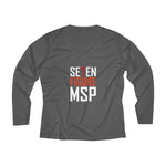 7 Figure MSP Women's Long Sleeve Performance V-neck Tee