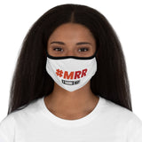 7 Figure MSP Fitted Polyester Face Mask - #MRR (White)