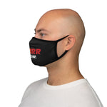 7 Figure MSP Fitted Polyester Face Mask - #MRR (Black)