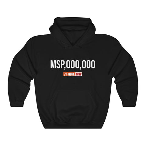7 Figure MSP Unisex Heavy Blend™ Hooded Sweatshirt - MSP,000,000 (Dark)
