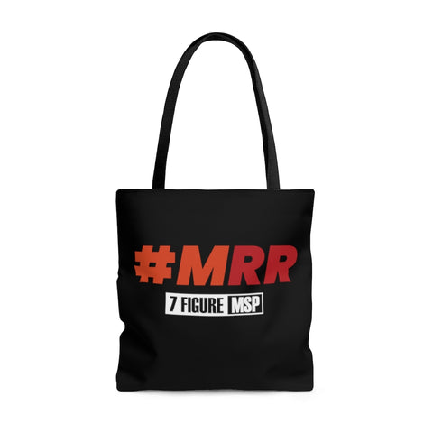 7 Figure MSP AOP Tote Bag - #MRR (Black)