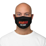 7 Figure MSP Fitted Polyester Face Mask - #MRR (Black)