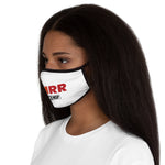 7 Figure MSP Fitted Polyester Face Mask - #MRR (White)